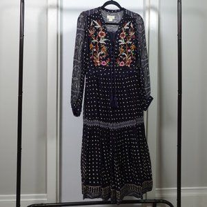 Anthropologie size 8 midi dress